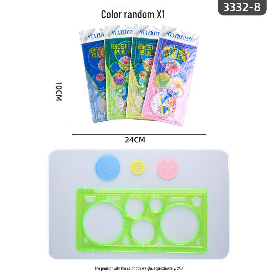 Kaleidoscope Art Ruler Set for Kids - Drawing & Magic Ruler Storage
Kaleidoscope Art Ruler Set for Kids - Drawing & Magic Ruler Storage