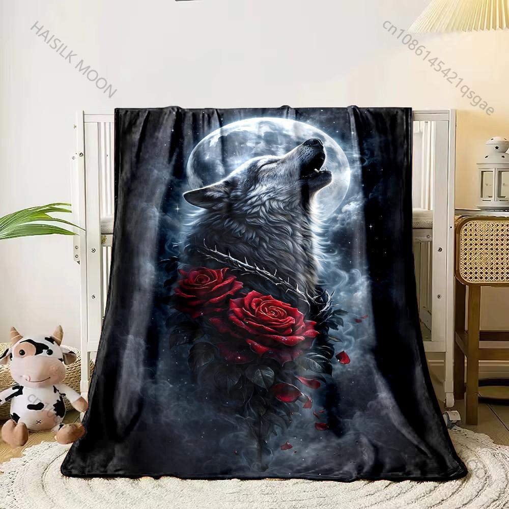 1PC Wolf howling moon roses thorns Print Adult Children Warm Blankets Home Travel Car Soft Comfortable Suitable for all seasons 75x100cm
1PC Wolf howling moon roses thorns Print Adult Children Warm Blankets Home Travel Car Soft Comfortable Suitable for all seasons 75x100cm