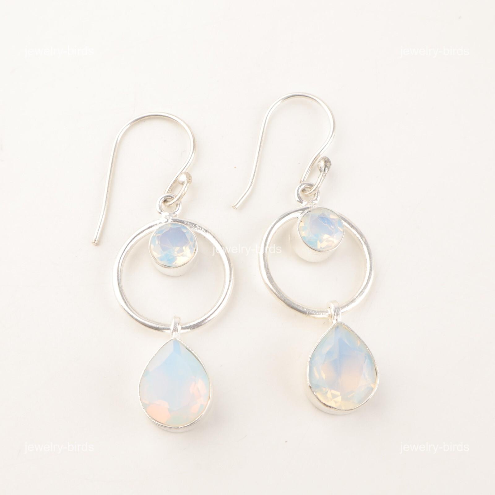 Pear Natural Milky Opal 925 Silver Mother Gift New Dangling Anniversary Earrings EE-140-4
Pear Natural Milky Opal 925 Silver Mother Gift New Dangling Anniversary Earrings EE-140-4