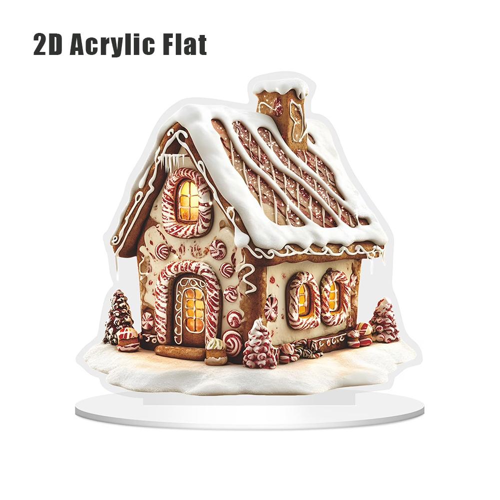 NEW 2D Christmas Snowhouse Acrylic Tabletop Decoration Family Village Miniature Statue Holiday House-Themed Christmas Gifts
NEW 2D Christmas Snowhouse Acrylic Tabletop Decoration Family Village Miniature Statue Holiday House-Themed Christmas Gifts