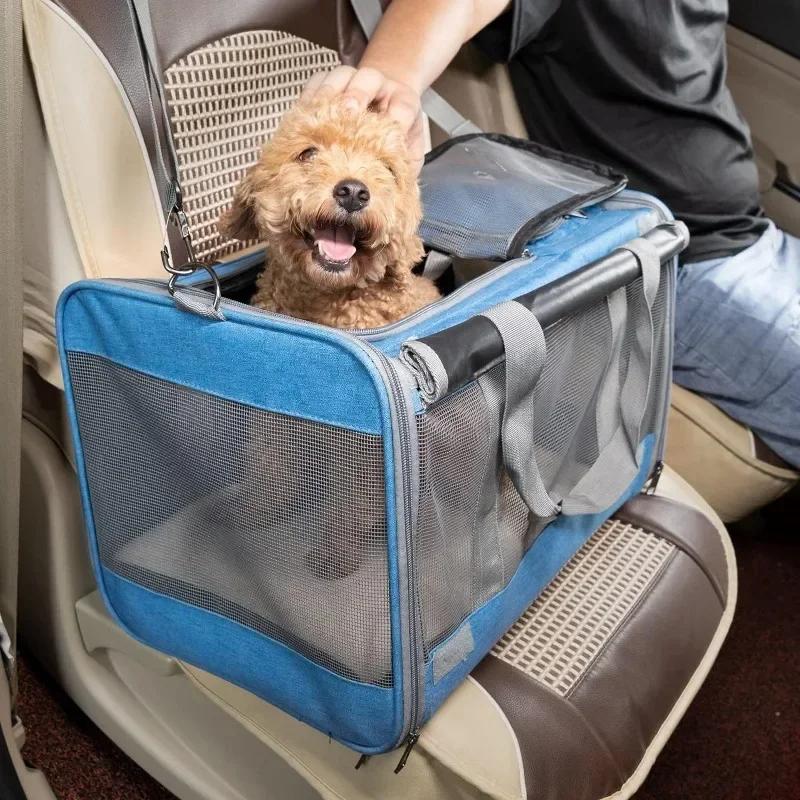 Large Capacity Cat Carrier Bag Soft-Sided Collapsible Shoulder Bag Ventilation Pet Carrying Handbag for Cat Puppy Dog Supplies 40x25x25CM чёрный
Large Capacity Cat Carrier Bag Soft-Sided Collapsible Shoulder Bag Ventilation Pet Carrying Handbag for Cat Puppy Dog Supplies 40x25x25CM чёрный