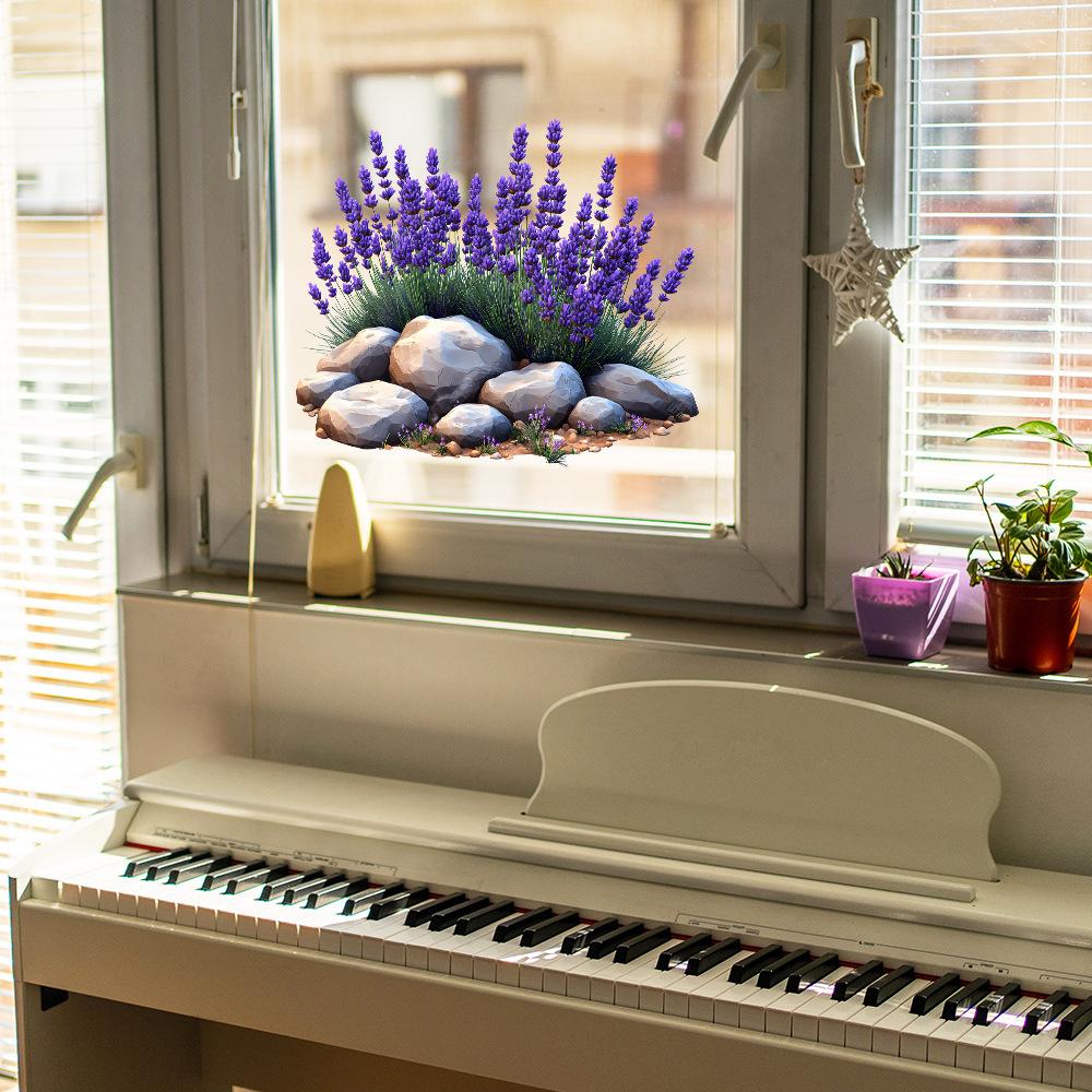 Painted Purple Lavender Balcony Glass Home Beautification and Decoration Electrostatic Window Stickers
Painted Purple Lavender Balcony Glass Home Beautification and Decoration Electrostatic Window Stickers