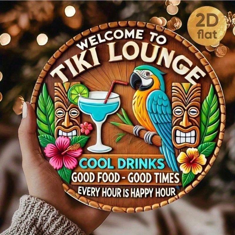 Metal Wall Art Tikibar Retro Sign 12x8 Inch Home Bar Garage Decor
Metal Wall Art Tikibar Retro Sign 12x8 Inch Home Bar Garage Decor