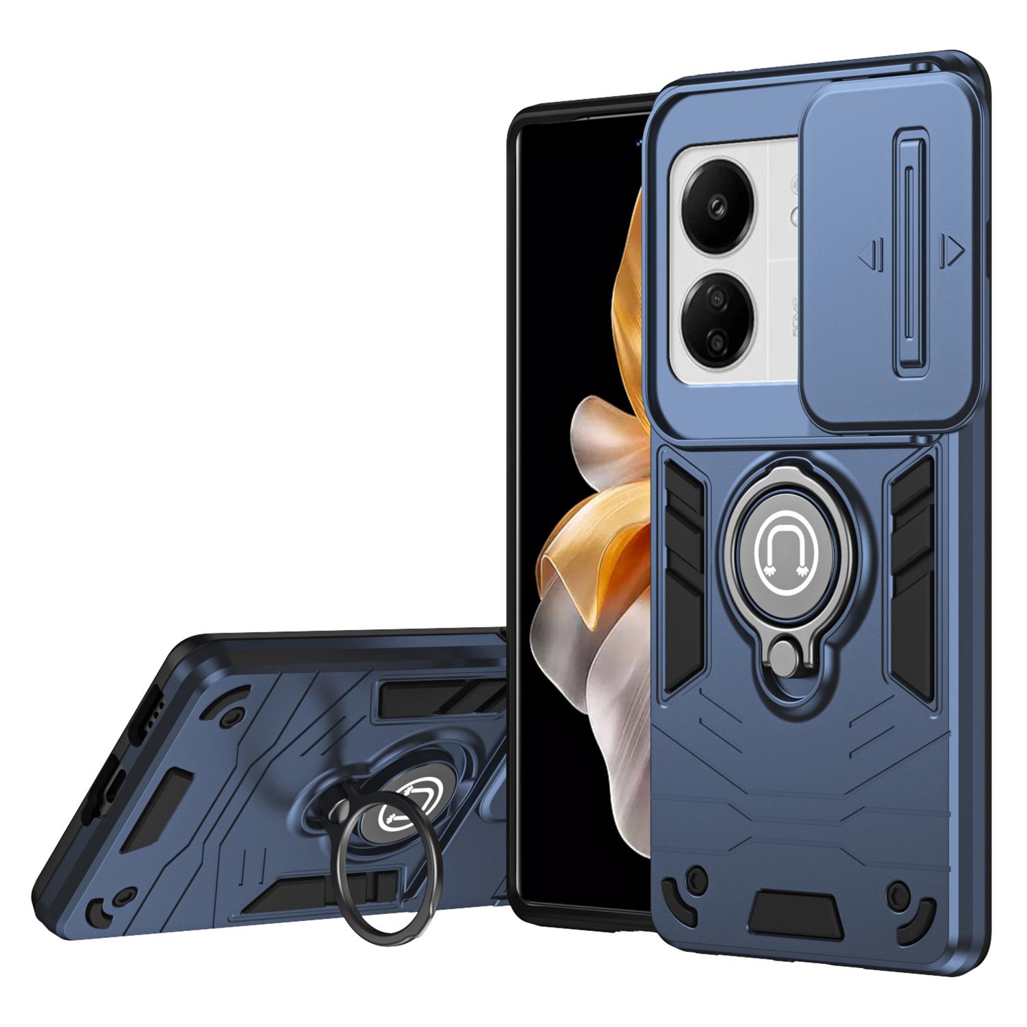 Чехол для Xiaomi Poco M6 5G/Poco C65 4G/Redmi 13C 4G/13C 5G/13R 5G со сдвижной крышкой для объектива, противоударный чехол для телефона с кольцом-подставкой Blue
Чехол для Xiaomi Poco M6 5G/Poco C65 4G/Redmi 13C 4G/13C 5G/13R 5G со сдвижной крышкой для объектива, противоударный чехол для телефона с кольцом-подставкой Blue