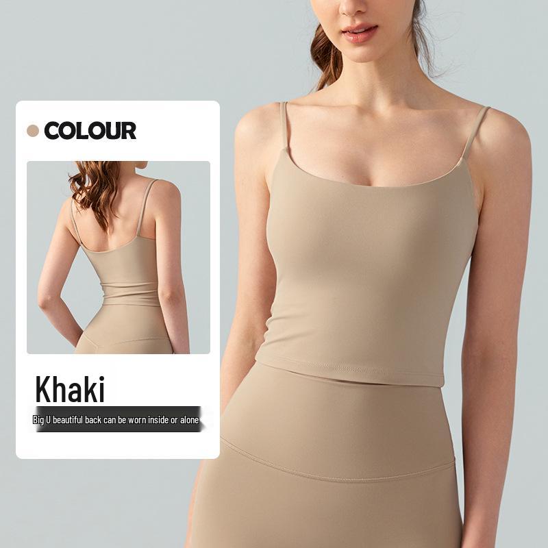 U-Back Yoga Tank with Thin Straps - Slimming Sports Bra for Women Extra Large
U-Back Yoga Tank with Thin Straps - Slimming Sports Bra for Women Extra Large