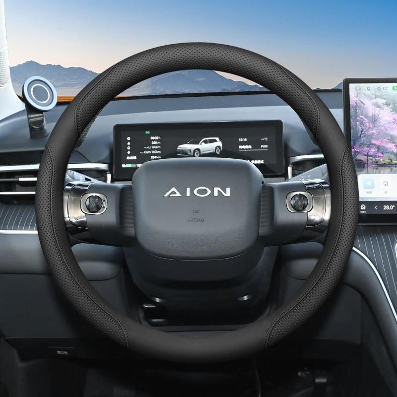 For New GAC Aion I60 2026 2026 Napa Leather Car Steering Wheel Cover Ultra-thin Anti Slip Car Handle Covers Interior Accessories чорний
For New GAC Aion I60 2026 2026 Napa Leather Car Steering Wheel Cover Ultra-thin Anti Slip Car Handle Covers Interior Accessories чорний
