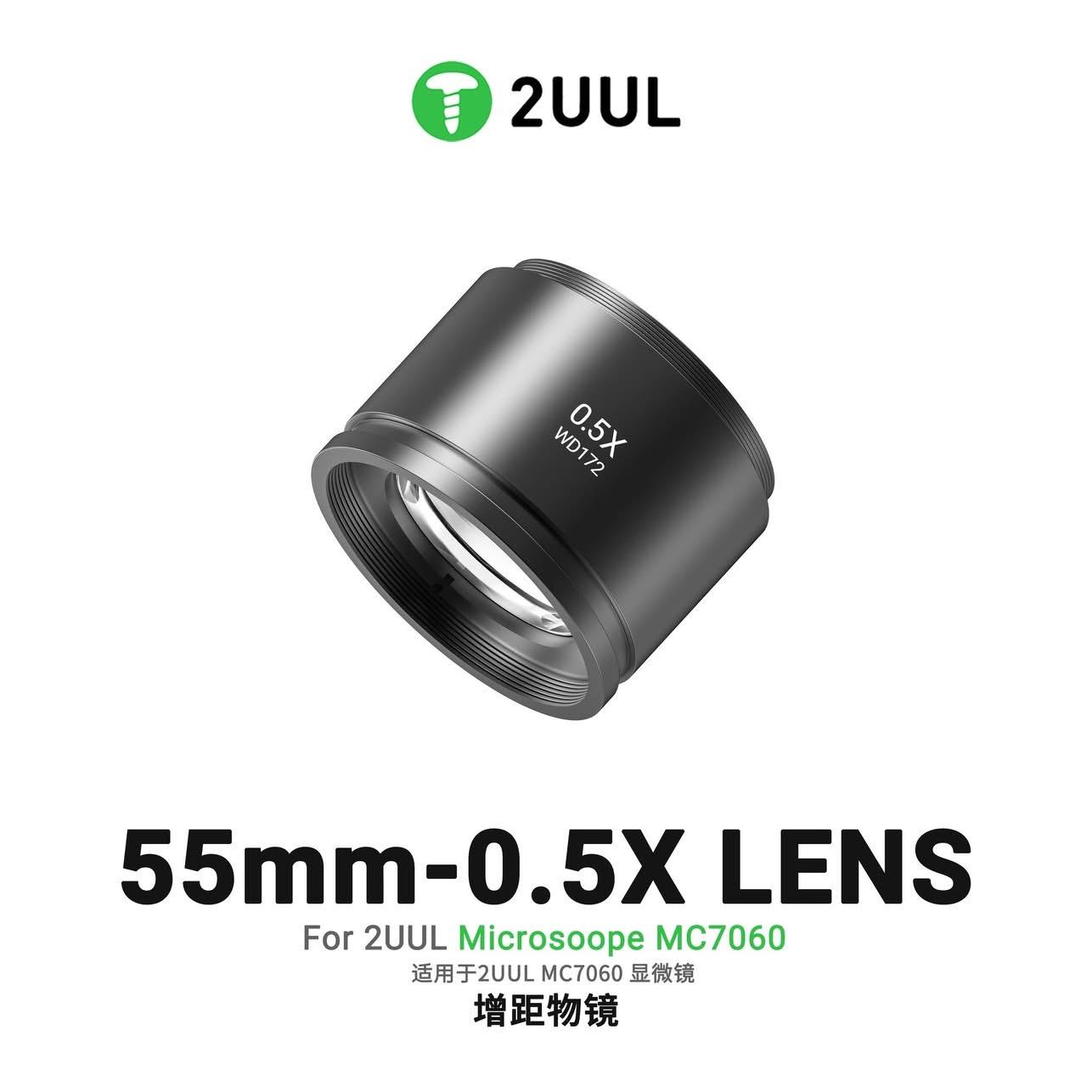 2UUL MS05 55mm-0.5X LENS For 2UUL Microscope MC7060 Convenient Maintenance Microscope Camera Lens for Phone Repair Tools червоний
2UUL MS05 55mm-0.5X LENS For 2UUL Microscope MC7060 Convenient Maintenance Microscope Camera Lens for Phone Repair Tools червоний