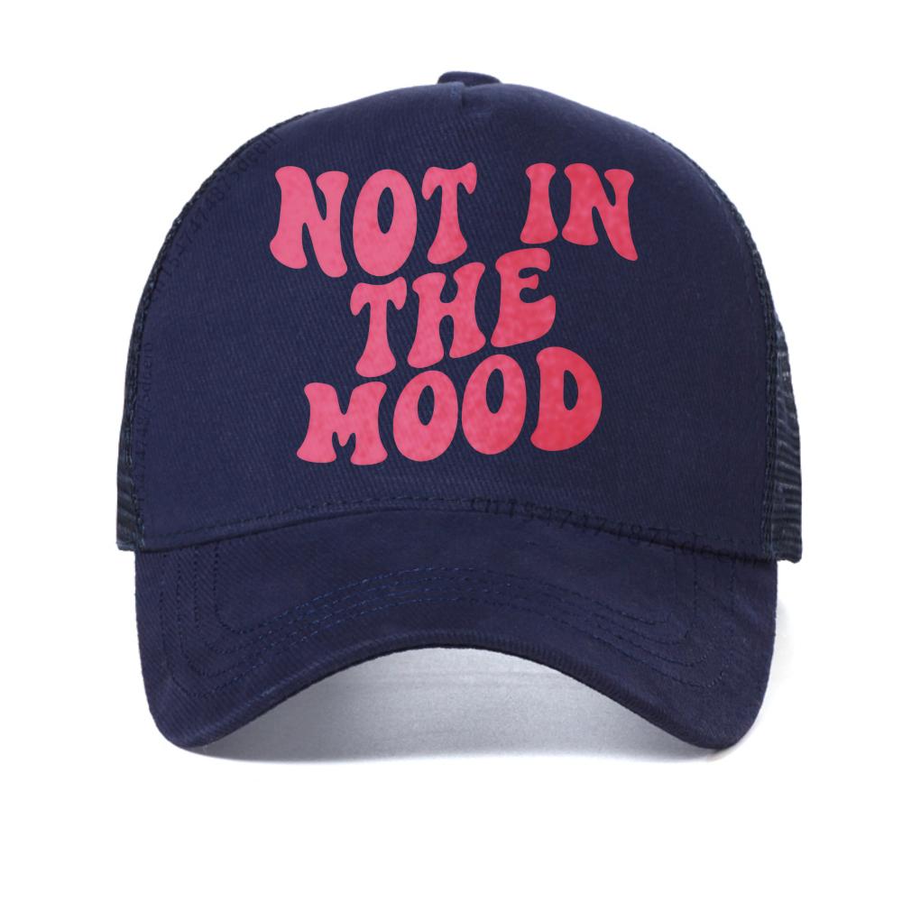 Not In The Mood Pink Letter Print baseball cap Women Summer Breathable Casual sun hat fashion mesh Snapback Caps trucker hats Adjustable темно-синього кольору
Not In The Mood Pink Letter Print baseball cap Women Summer Breathable Casual sun hat fashion mesh Snapback Caps trucker hats Adjustable темно-синього кольору