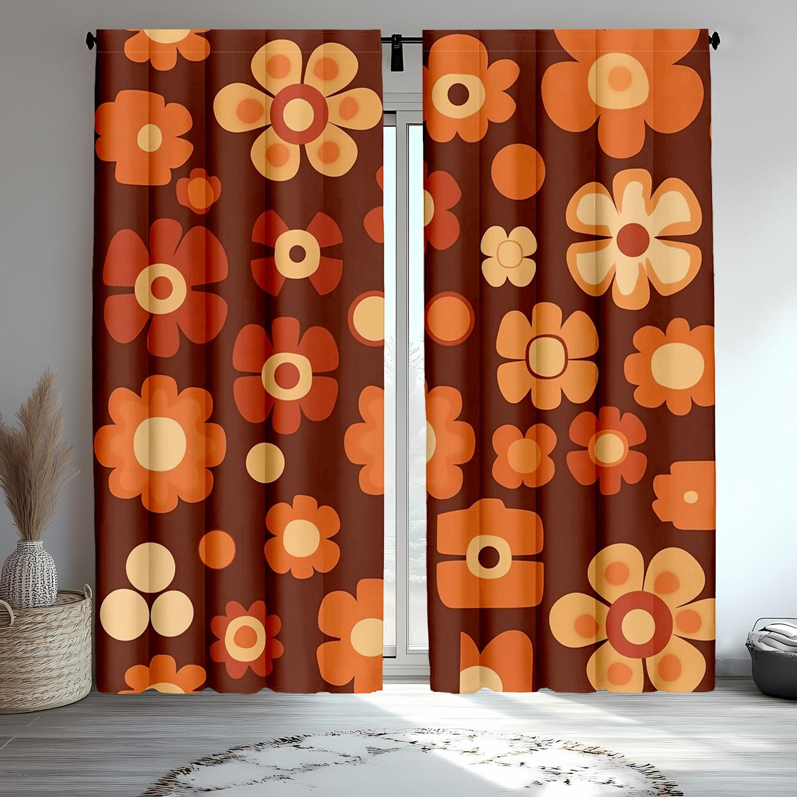 Bohemian Pack Vintage Floral Curtains Polyester Suitable Bedroom Living Room Decoration Curtain Machine Washable Perfect For W100*H70(CM)-Hooks&2PCS
Bohemian Pack Vintage Floral Curtains Polyester Suitable Bedroom Living Room Decoration Curtain Machine Washable Perfect For W100*H70(CM)-Hooks&2PCS