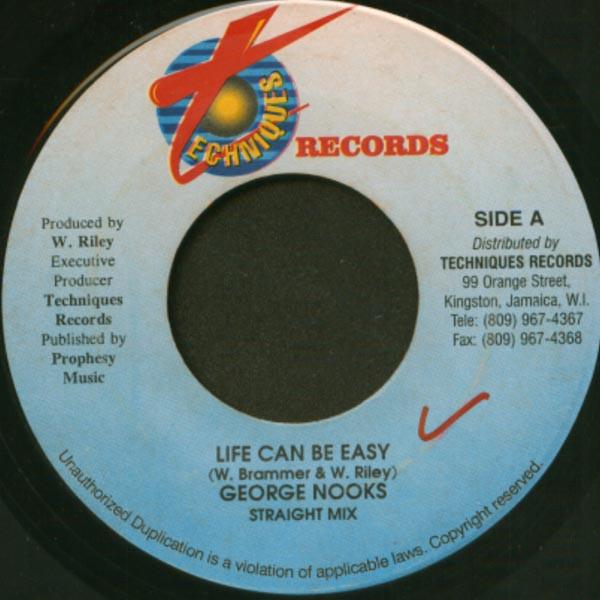 7inch Record GEORGE NOOKS - Life Can Be Easy NONE Techniques Jamaica Reggae, Ska & Dub Used
7inch Record GEORGE NOOKS - Life Can Be Easy NONE Techniques Jamaica Reggae, Ska & Dub Used
