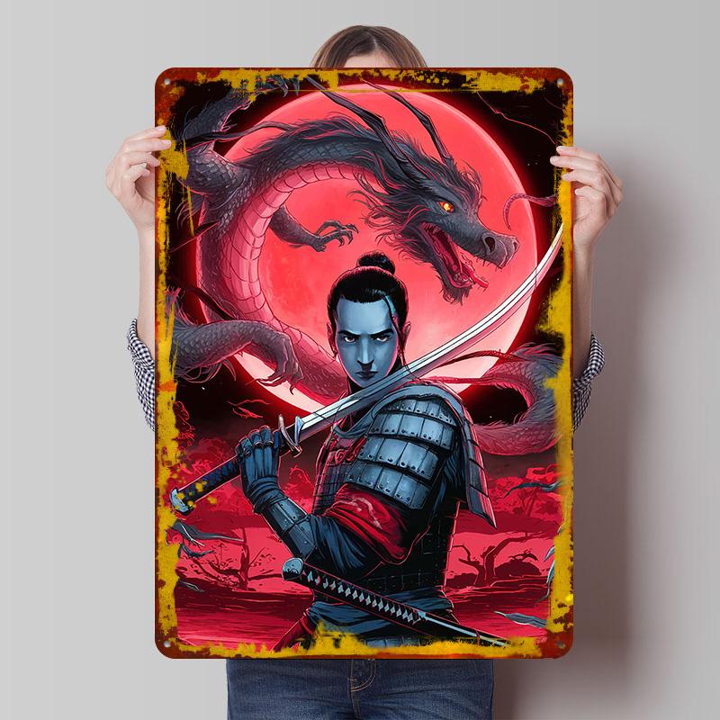 Dragon Samurai Tin Plaque Poster Customized Wall Art Retro Vintage Metal Signs for Man Cave Desk Decor Decoration Garage Room 7.9x11.8In(20x30cm)
Dragon Samurai Tin Plaque Poster Customized Wall Art Retro Vintage Metal Signs for Man Cave Desk Decor Decoration Garage Room 7.9x11.8In(20x30cm)