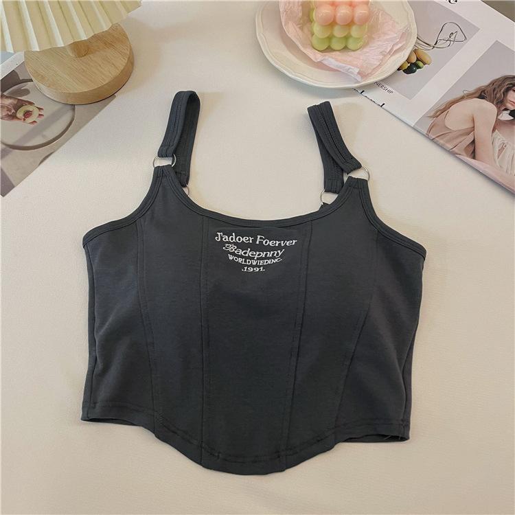 Irregular letter printing fixed cup chest wrap ring sling beautiful back casual vest inside tube top underwear One size fits all сірий колір
Irregular letter printing fixed cup chest wrap ring sling beautiful back casual vest inside tube top underwear One size fits all сірий колір