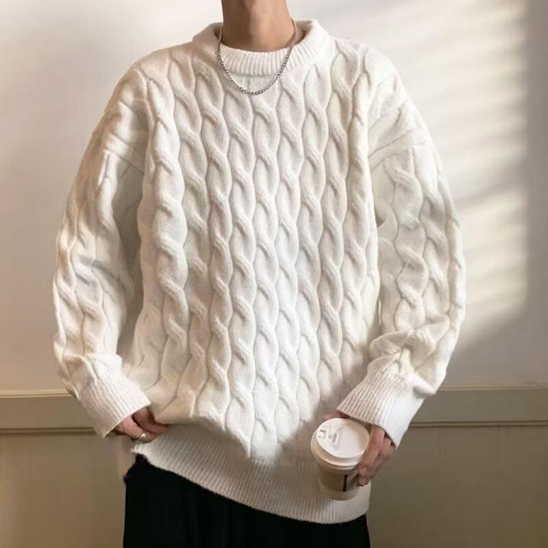 Men s Relaxed Knit Base Layer Sweater - Autumn/Winter Round Neck Cable Knit Outerwear Bestseller 2XL білий
Men s Relaxed Knit Base Layer Sweater - Autumn/Winter Round Neck Cable Knit Outerwear Bestseller 2XL білий