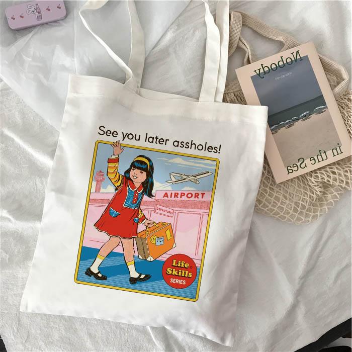 Классический Harajuku Сумка на плечо Большая емкость Женщина Интересная Новинка с Дьявольским Словом Досуг Симпатичное искусство Мультфильм Сумка Холст Сумка
Классический Harajuku Сумка на плечо Большая емкость Женщина Интересная Новинка с Дьявольским Словом Досуг Симпатичное искусство Мультфильм Сумка Холст Сумка