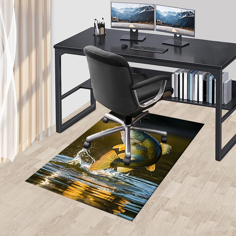 Fishing Life Theme Office Carpet Chair Mat - Large Desk Pad for Home Decor, Sofa Rug, Office Flooring Gift, Suitable for Bedroom, Living Roo 60cm by 90cm
Fishing Life Theme Office Carpet Chair Mat - Large Desk Pad for Home Decor, Sofa Rug, Office Flooring Gift, Suitable for Bedroom, Living Roo 60cm by 90cm