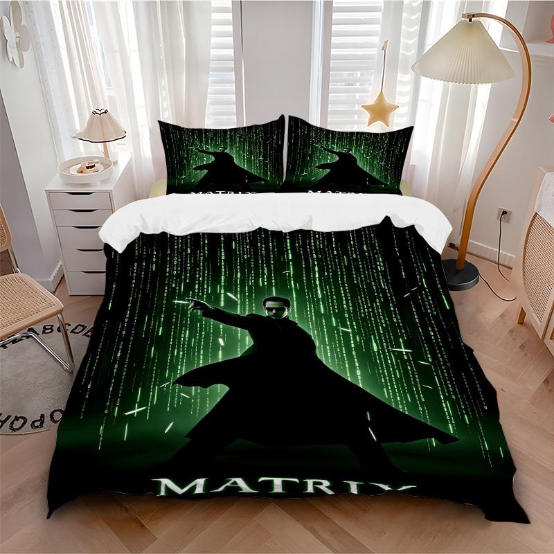 3pcs The Matrix Bedding Set, Soft Polyester Duvet Cover and Pillowcases Machine Washable Seasons all suitable026 135x200cm
3pcs The Matrix Bedding Set, Soft Polyester Duvet Cover and Pillowcases Machine Washable Seasons all suitable026 135x200cm