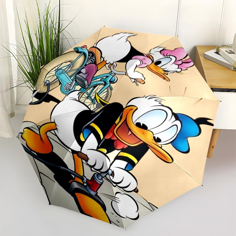 1pc Donald Duck & Daisy Duck Cartoon Character Umbrella - Automatic Opening/Closing, Portable Folding Design, 8-Rib Iron Frame Outdoor Umbre
1pc Donald Duck & Daisy Duck Cartoon Character Umbrella - Automatic Opening/Closing, Portable Folding Design, 8-Rib Iron Frame Outdoor Umbre