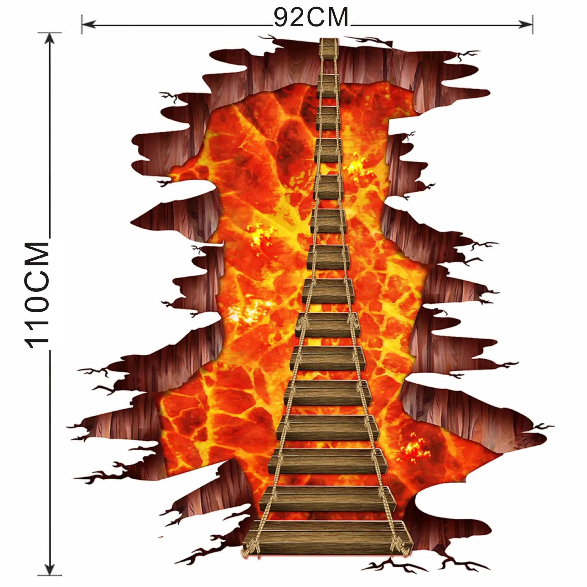 Креативні візуальні 3D Великі тріщини Наклейки на підлогу Веселий торговий центр Парк розваг Розваги Наклейки Жарти Захоплююча імітація сцен на відкритому повітрі 60x90cm
Креативні візуальні 3D Великі тріщини Наклейки на підлогу Веселий торговий центр Парк розваг Розваги Наклейки Жарти Захоплююча імітація сцен на відкритому повітрі 60x90cm