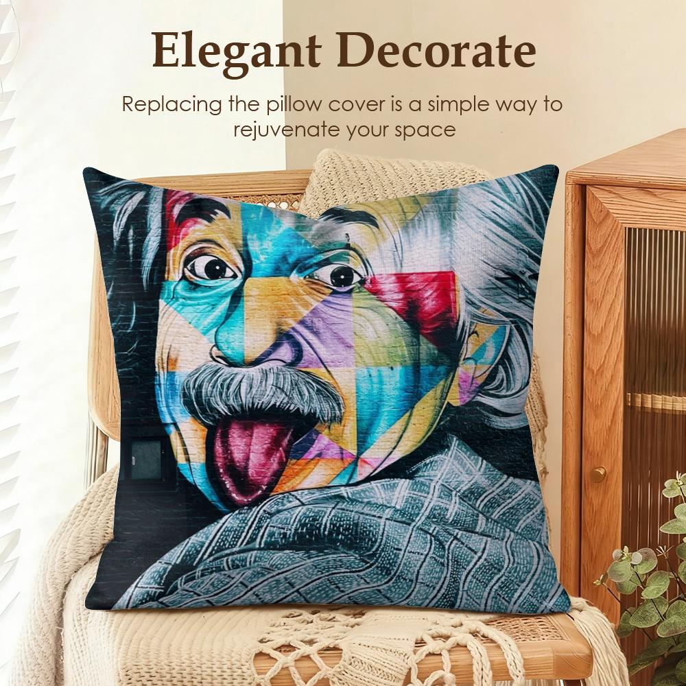 Funny Physics EEINSTEINes Cushion Cover Natural Linen Organic Fabric DoubleSided Printing Sofa Home Decor Gift Pillow Case 30x30cm
Funny Physics EEINSTEINes Cushion Cover Natural Linen Organic Fabric DoubleSided Printing Sofa Home Decor Gift Pillow Case 30x30cm