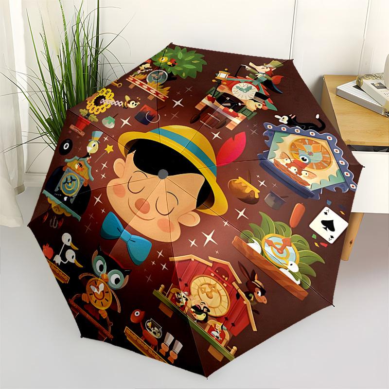 Pinocchio Themed Automatic Opening and Closing Umbrella, Brightly Colored 8-rib Portable Umbrella, Suitable for Men and Women, A Perfect Gift for Chri
Pinocchio Themed Automatic Opening and Closing Umbrella, Brightly Colored 8-rib Portable Umbrella, Suitable for Men and Women, A Perfect Gift for Chri