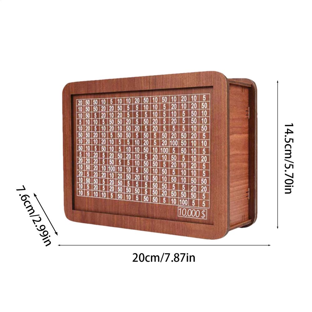 Retro Wooden Piggy Bank Money Box With Counter Portable Storage Case Money Saving Box Gift For Boys Girls Saving Money Coin
Retro Wooden Piggy Bank Money Box With Counter Portable Storage Case Money Saving Box Gift For Boys Girls Saving Money Coin