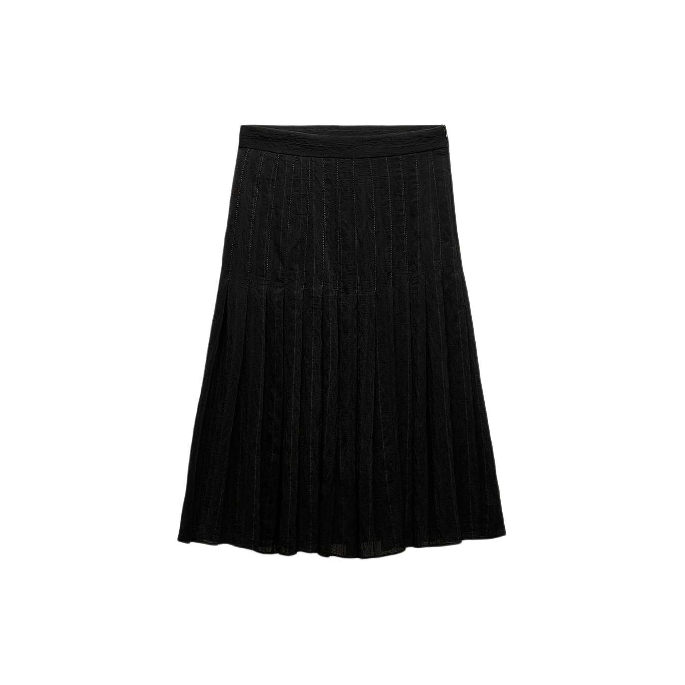 Zara Zw Series Mid-Rise Versatile Pleated Casual Long Skirt Women skirts Black 2201361-800 XS
Zara Zw Series Mid-Rise Versatile Pleated Casual Long Skirt Women skirts Black 2201361-800 XS