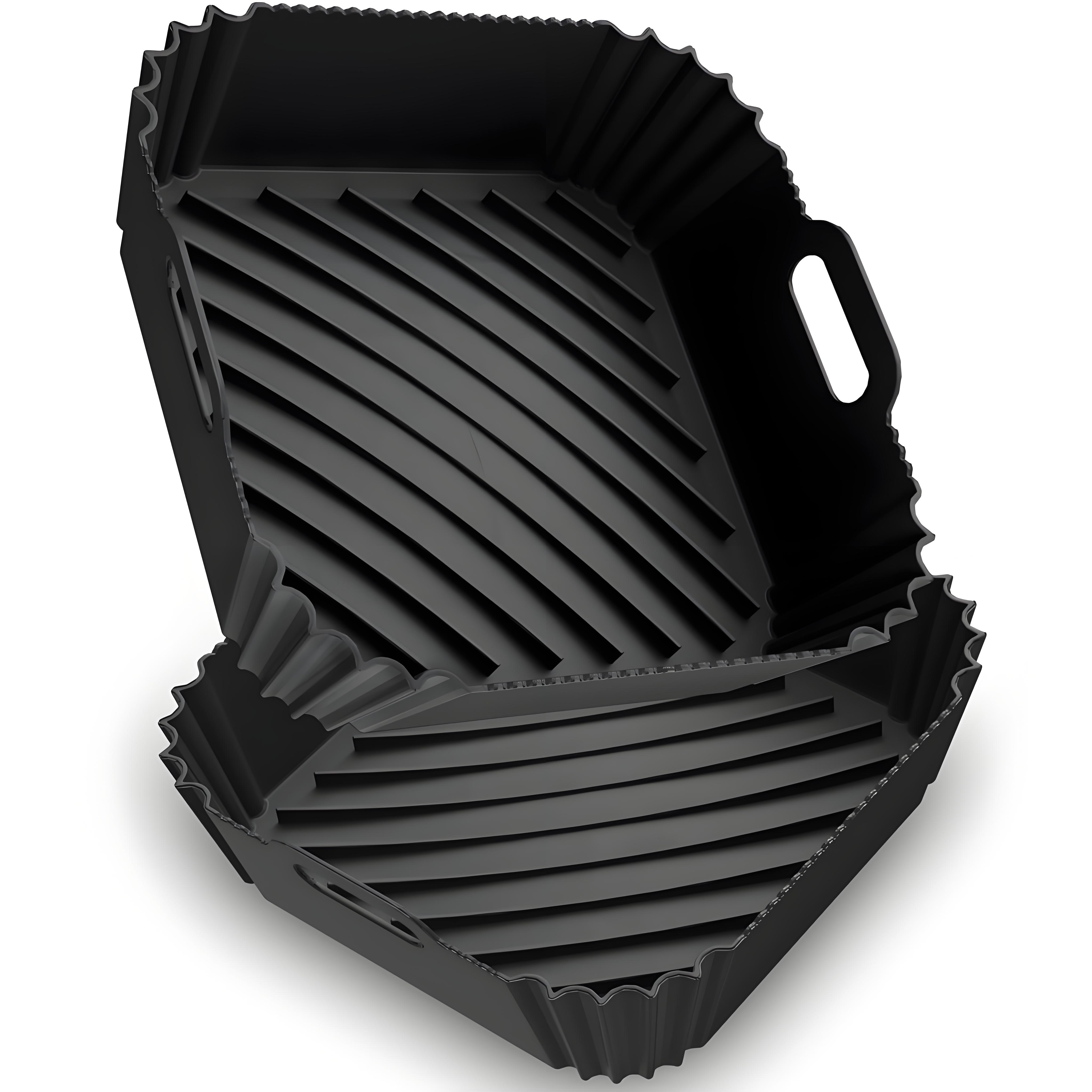 2-Pack Air Fryer Silicone Liners | Non-Stick & Reusable Square Pads | Universal Fit for 4-7Qt Models Oven Microwave чёрный
2-Pack Air Fryer Silicone Liners | Non-Stick & Reusable Square Pads | Universal Fit for 4-7Qt Models Oven Microwave чёрный