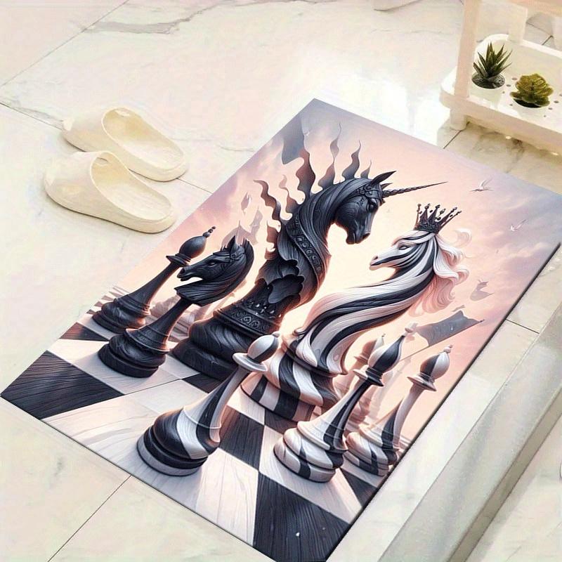 1pc King and Queen Pattern Area Rug, Anti slip Non Shedding Stain Resistant Carpet 60cm by 90cm
1pc King and Queen Pattern Area Rug, Anti slip Non Shedding Stain Resistant Carpet 60cm by 90cm