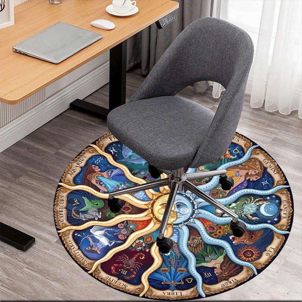 Zodiac Wheel of the Year Wall Art DecorRound Non-Slip chair mat chair carpet for office Rugs for Office Decor Gift For Valentine s Day Mother s Day Ha 80cm by 80cm
Zodiac Wheel of the Year Wall Art DecorRound Non-Slip chair mat chair carpet for office Rugs for Office Decor Gift For Valentine s Day Mother s Day Ha 80cm by 80cm