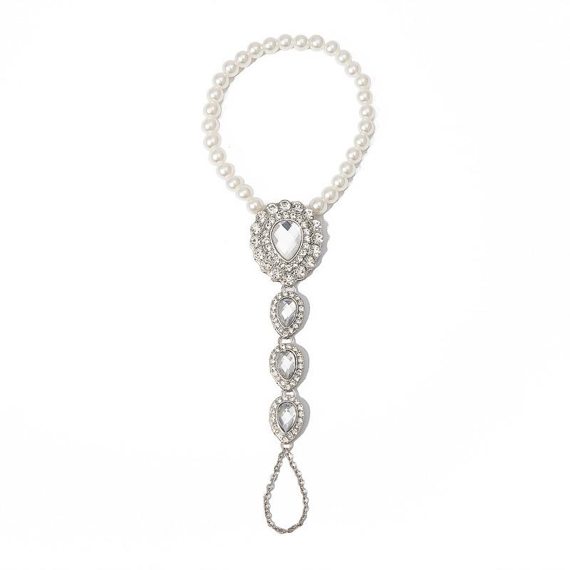 1Pc Exaggerated Diamond Studded Droplet Shaped Continuous Finger Pearl Ankle Chain Women s Clothing Accessories
1Pc Exaggerated Diamond Studded Droplet Shaped Continuous Finger Pearl Ankle Chain Women s Clothing Accessories