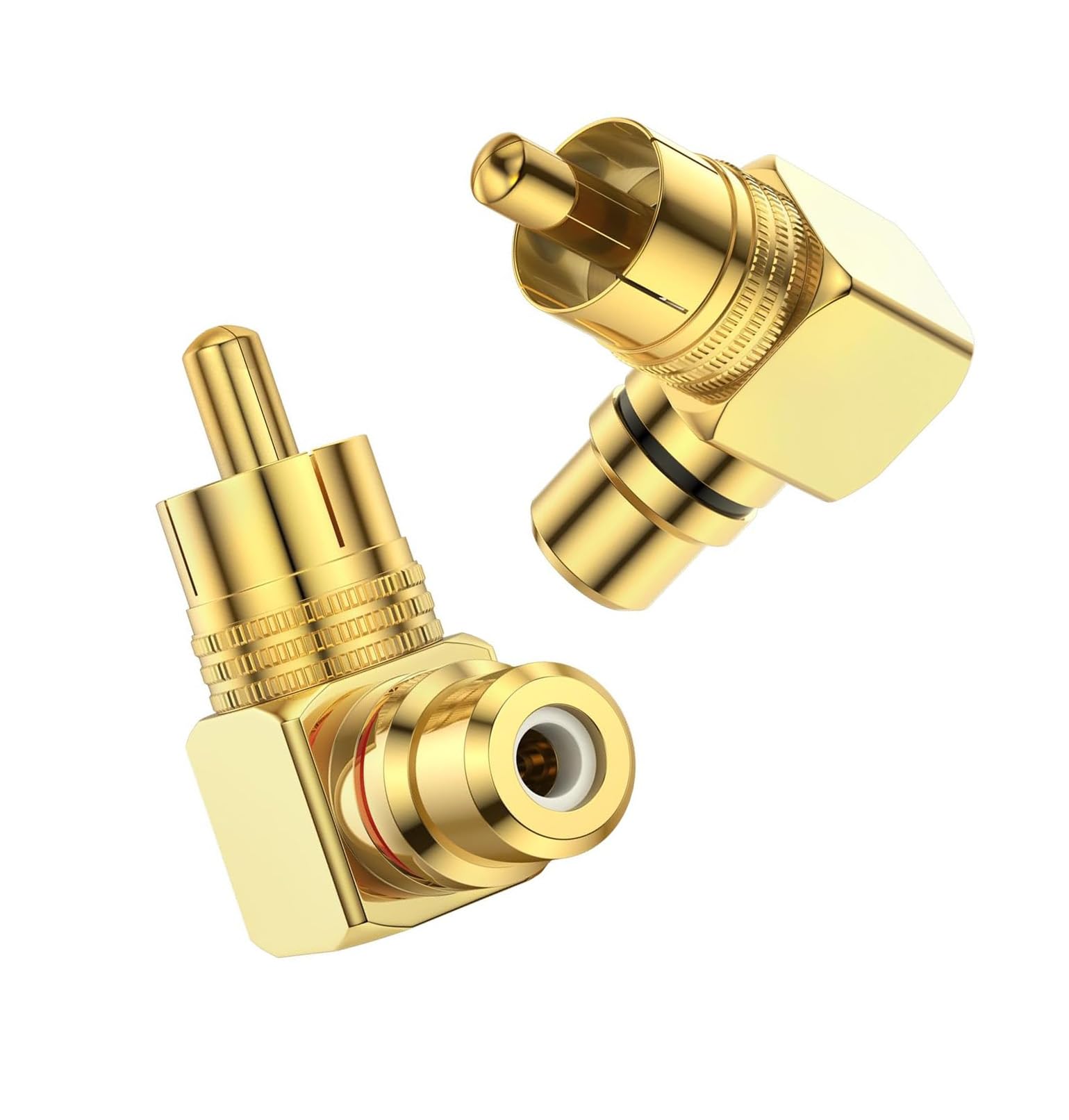 VECASDEN RCA конвертер-адаптер 2.1 красный и 1 угловой RCA-конвертер с L-образным штекером, позолоченный 24 карата RCA адаптер «папа-мама» 90°, черный,
VECASDEN RCA конвертер-адаптер 2.1 красный и 1 угловой RCA-конвертер с L-образным штекером, позолоченный 24 карата RCA адаптер «папа-мама» 90°, черный,