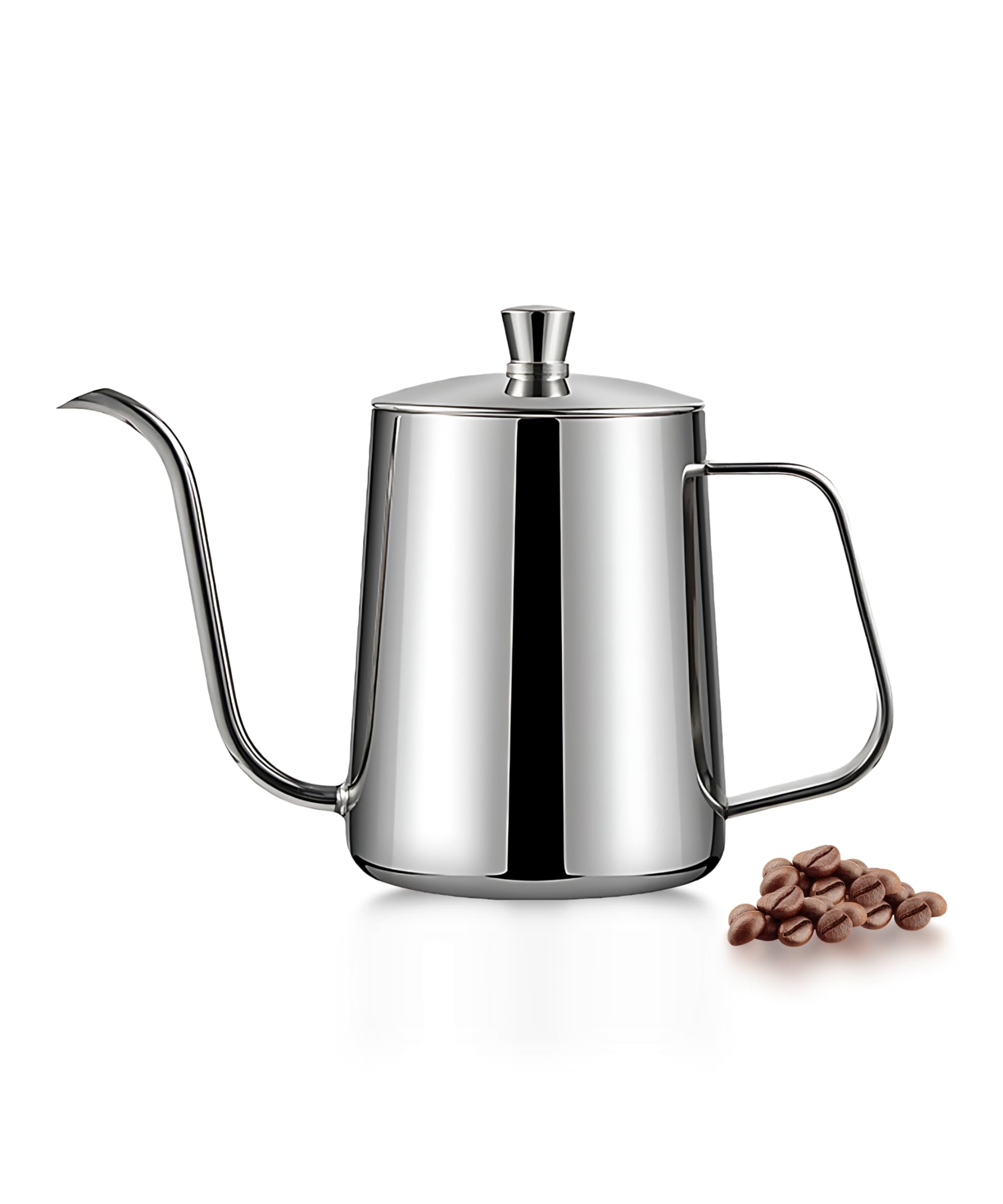 CHFNJJ Stainless Steel Coffee Pot, Gooseneck, Narrow Spout, Drip Kettle with Graduated Coffee Drip Pot (600ML)
CHFNJJ Stainless Steel Coffee Pot, Gooseneck, Narrow Spout, Drip Kettle with Graduated Coffee Drip Pot (600ML)