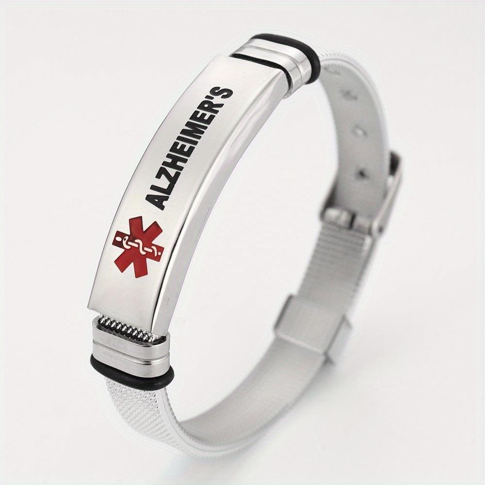 Warning NUT ALLERGY Bracelet Men s Versatile Coat Strap Holiday Gift Jewelry срібний
Warning NUT ALLERGY Bracelet Men s Versatile Coat Strap Holiday Gift Jewelry срібний