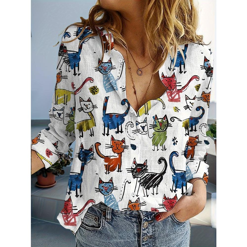 Women s Casual 3D Digital Print Long-Sleeve Shirt XL
Women s Casual 3D Digital Print Long-Sleeve Shirt XL