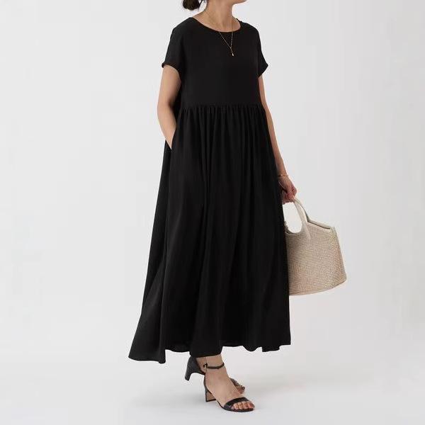 2025 Japanese & Korean Style Solid Color Round Neck Dress Available One Size абрикосовый
2025 Japanese & Korean Style Solid Color Round Neck Dress Available One Size абрикосовый