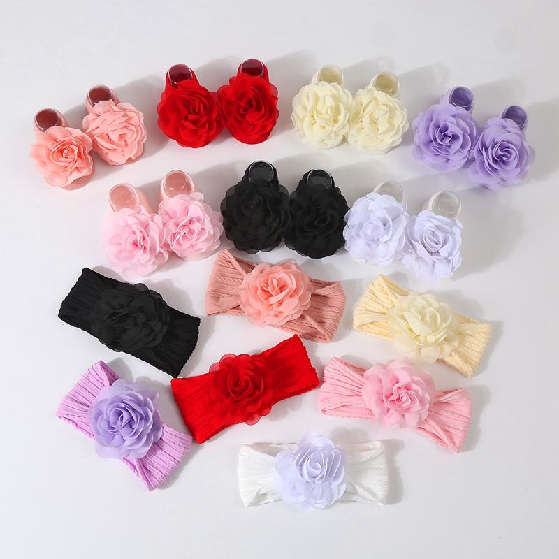 Pudcoco Baby Girl Flower Socks Soft Knitted Socks with Elastic Flower Headband for Wedding Party 0-1T
Pudcoco Baby Girl Flower Socks Soft Knitted Socks with Elastic Flower Headband for Wedding Party 0-1T