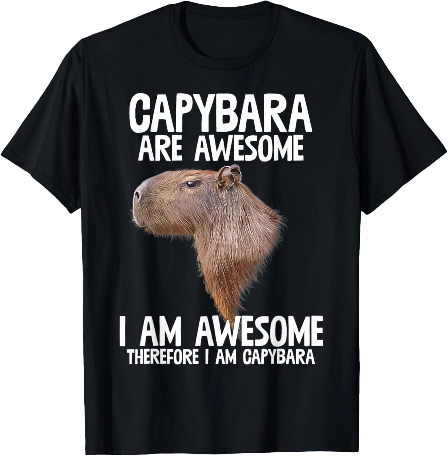 Capybara Are Awesome Therefore I_m Capibara Funny Humor Gift Unisex T-Shirt 4XL
Capybara Are Awesome Therefore I_m Capibara Funny Humor Gift Unisex T-Shirt 4XL