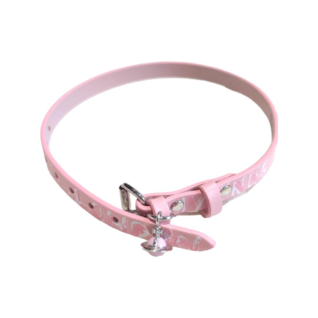 Vivienne Westwood Choker Saturn Pendant Multi-Wear Leather Necklace Unisex necklace Pink 6303002802P371 Box+Shopping Bag
Vivienne Westwood Choker Saturn Pendant Multi-Wear Leather Necklace Unisex necklace Pink 6303002802P371 Box+Shopping Bag