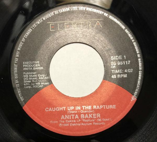 7inch Record ANITA BAKER Caught Up In The Rapture 9695117 Elektra 1986 Canada SoulFunk Used
7inch Record ANITA BAKER Caught Up In The Rapture 9695117 Elektra 1986 Canada SoulFunk Used