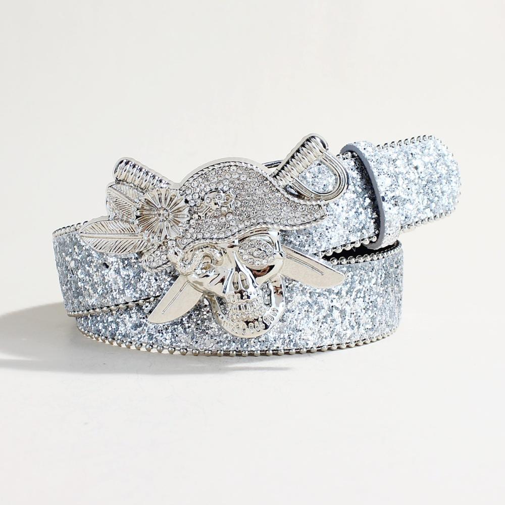 Accessories Belt Women S Rhinestone Rhinestone Full Diamond Diamond Pu Wide Shiny Silver Belt 108Cm long
Accessories Belt Women S Rhinestone Rhinestone Full Diamond Diamond Pu Wide Shiny Silver Belt 108Cm long