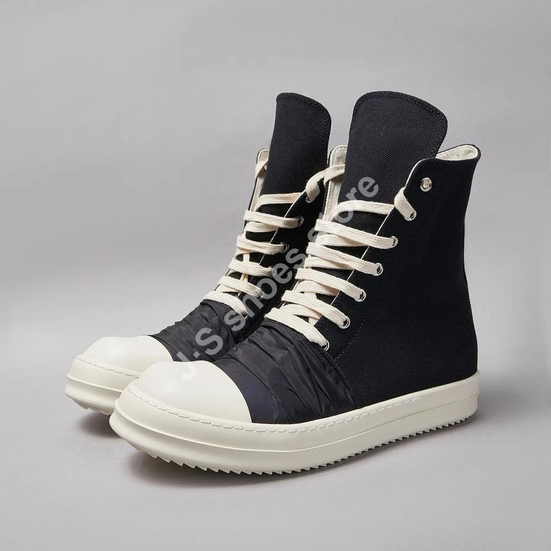 R-o Men Black Canvas Shoe High Top Sneaker Women Casual Shoes Sneakers Lace Up Classic Boot Zipper Thick Sole Ankle Boots 48
R-o Men Black Canvas Shoe High Top Sneaker Women Casual Shoes Sneakers Lace Up Classic Boot Zipper Thick Sole Ankle Boots 48