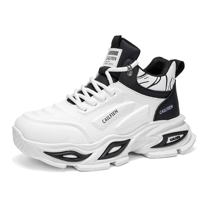 Mens Running Shoes New High Top All Season Street Trendy Wear-resistant Thick Sole Casual Sneakers Original Sports Shoes for Men 44
Mens Running Shoes New High Top All Season Street Trendy Wear-resistant Thick Sole Casual Sneakers Original Sports Shoes for Men 44