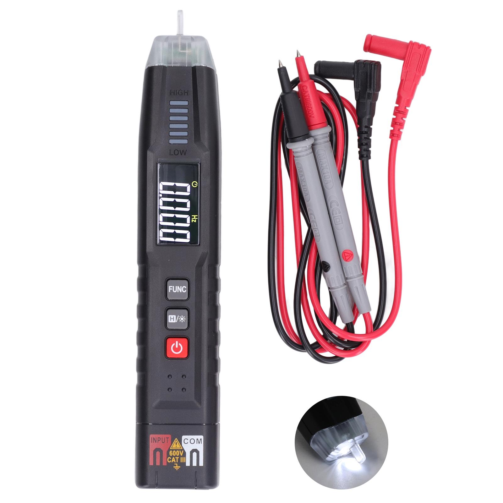 Voltage Tester Pen Multimeter Smart Digital Phase Sequence Detector Non Contact Sensor HT122A
Voltage Tester Pen Multimeter Smart Digital Phase Sequence Detector Non Contact Sensor HT122A