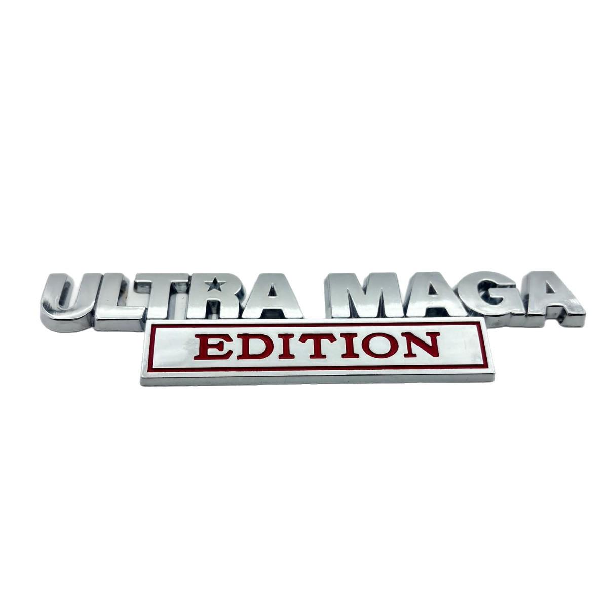 Ultra MAGA Metal Car Emblem Sticker - Rear Body Edition красный/серебряный
Ultra MAGA Metal Car Emblem Sticker - Rear Body Edition красный/серебряный