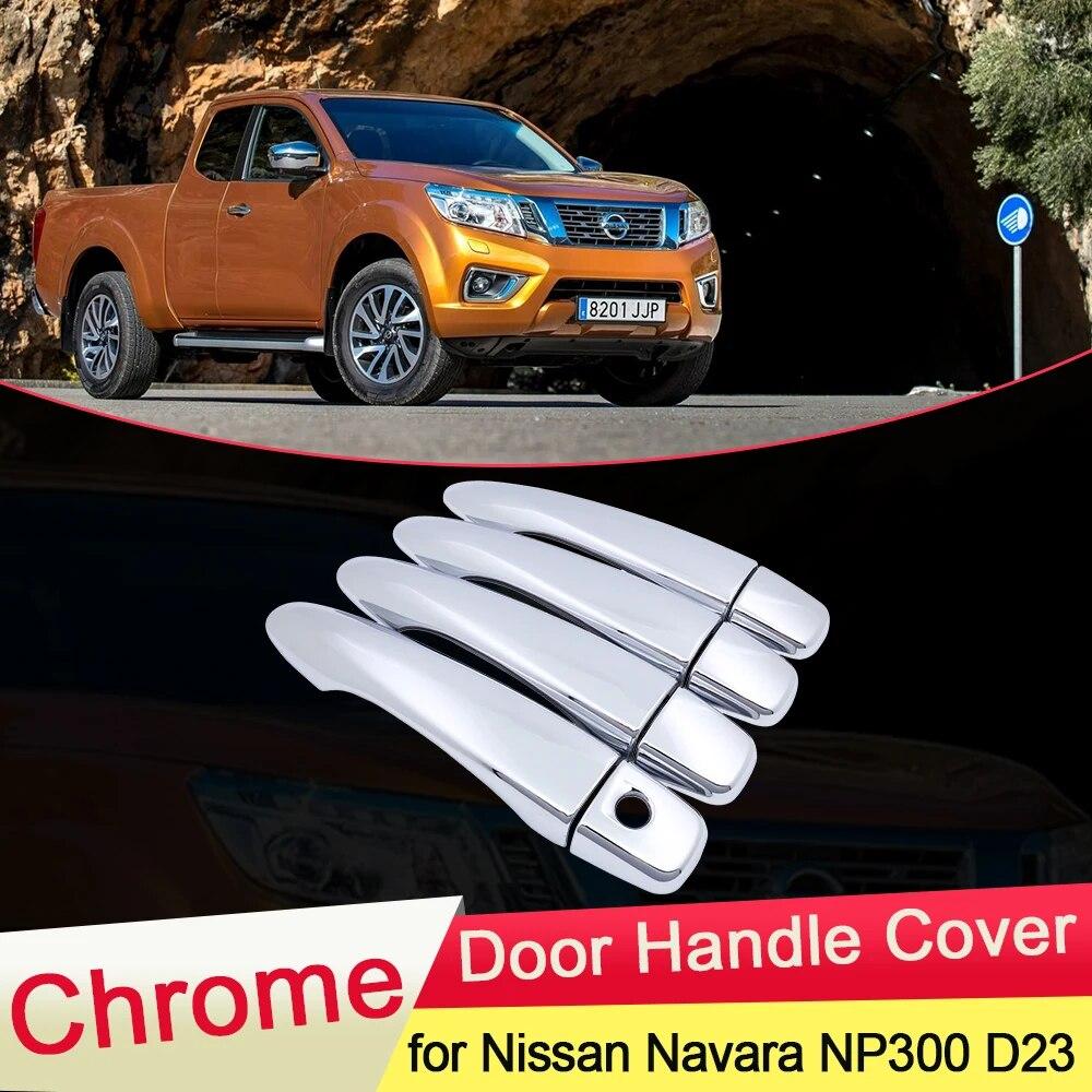 Роскошная хромированная крышка дверной ручки для Nissan Navara NP300 D23 2015 2016 2017 2018, внешняя отделка, автомобильная крышка, аксессуары Navara NP300 D23
Роскошная хромированная крышка дверной ручки для Nissan Navara NP300 D23 2015 2016 2017 2018, внешняя отделка, автомобильная крышка, аксессуары Navara NP300 D23