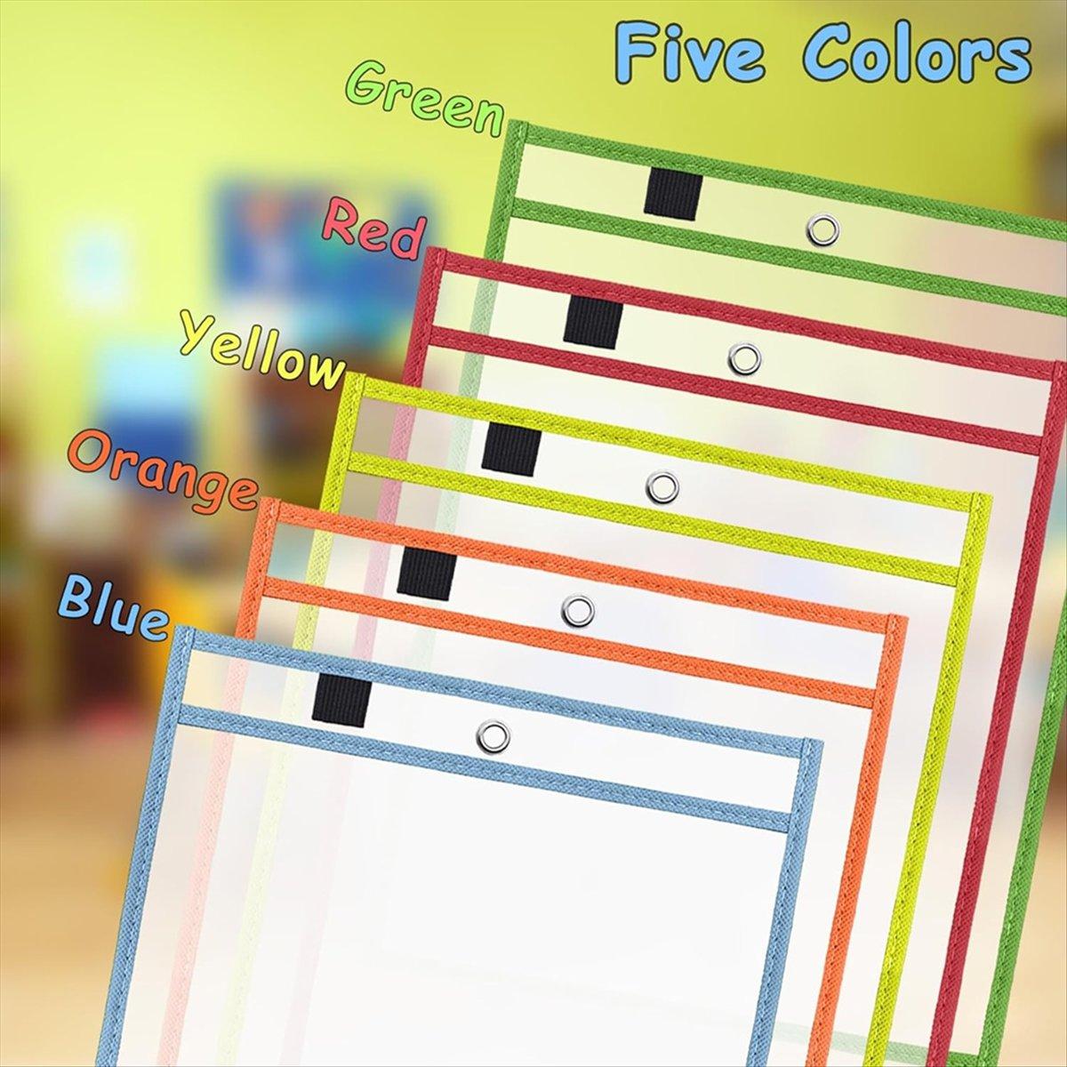BHBL Dry Erase Pocket Reusable Sleeves, Plastic File Sleeves Page Protectors for Teachers Classroom Office Supplies,30PCS China Mainland
BHBL Dry Erase Pocket Reusable Sleeves, Plastic File Sleeves Page Protectors for Teachers Classroom Office Supplies,30PCS China Mainland