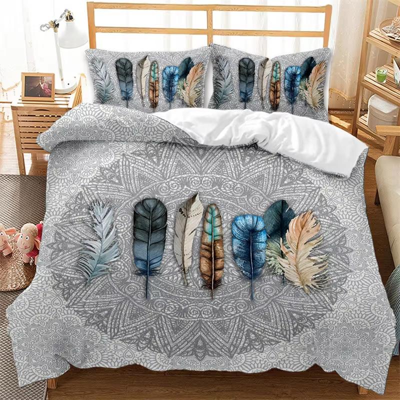 Feather Beding Set Bohemia Style Abstract Geometric Print Soft Duvet Cover Set Microfiber Warm Comforter Cover King Quen For Children Kids Adult 100*200cm Single
Feather Beding Set Bohemia Style Abstract Geometric Print Soft Duvet Cover Set Microfiber Warm Comforter Cover King Quen For Children Kids Adult 100*200cm Single