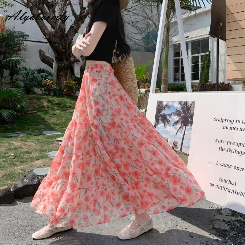 Корейский стиль весна-лето женская миди шифоновая юбка с высокой талией контрастного цвета сине-розовая цветочная юбка многослойные оборки милые юбки женские One Size розовый
Корейский стиль весна-лето женская миди шифоновая юбка с высокой талией контрастного цвета сине-розовая цветочная юбка многослойные оборки милые юбки женские One Size розовый