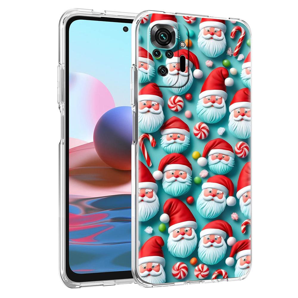 Transparent Phone Case for Redmi 14C 13C 10C 10 9 Note 13 12 11 K50 K40 Plus Pro 4G 5G Soft TPU Cover New Year Christmas Pattern for Redmi 9
Transparent Phone Case for Redmi 14C 13C 10C 10 9 Note 13 12 11 K50 K40 Plus Pro 4G 5G Soft TPU Cover New Year Christmas Pattern for Redmi 9
