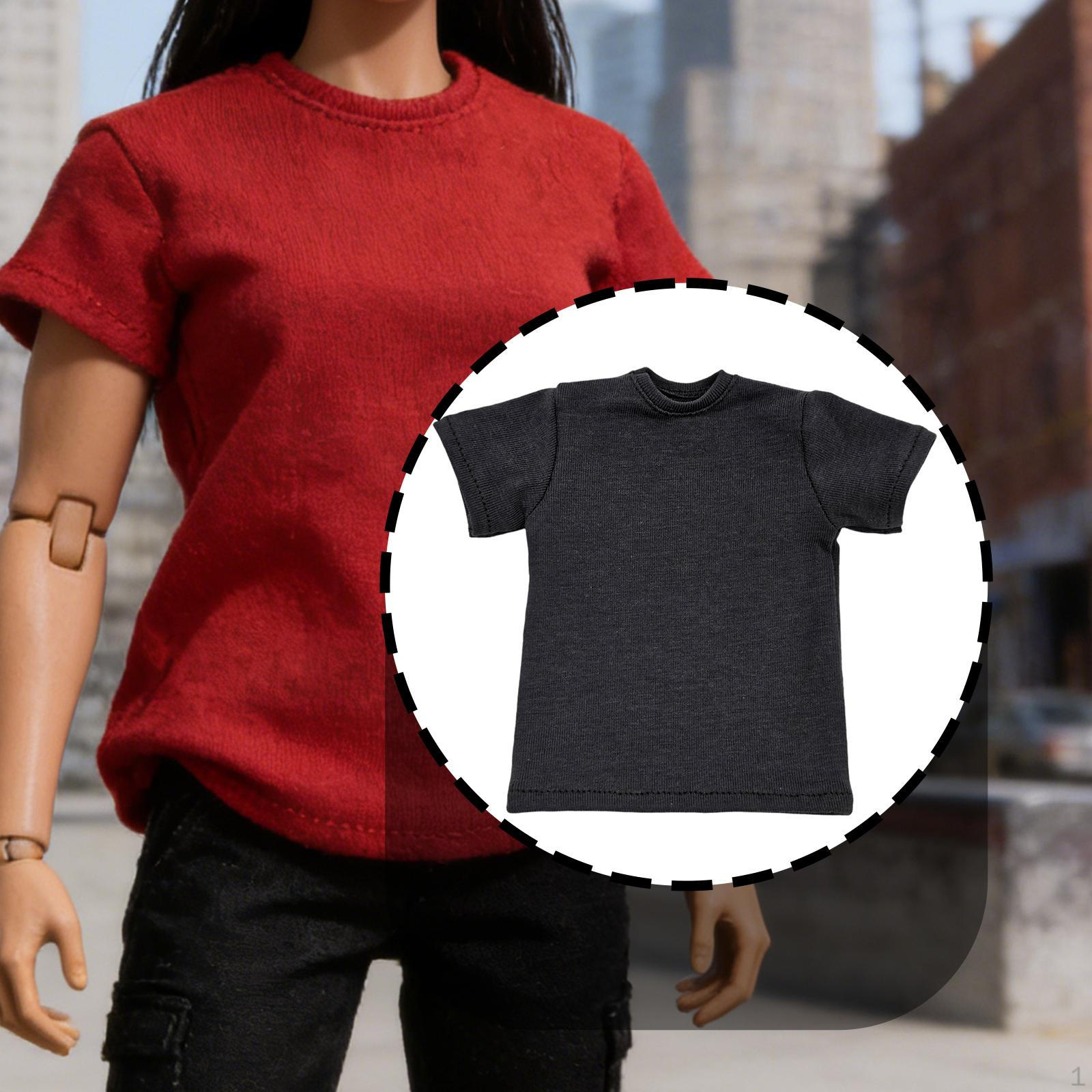 1/6 Action Figure Clothes Fashion T Shirt Accessory Mini Model Short Sleeved,Movable Doll Clothing темно-сірий
1/6 Action Figure Clothes Fashion T Shirt Accessory Mini Model Short Sleeved,Movable Doll Clothing темно-сірий